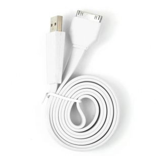 Platte 30-pins kabel 1 meter wit