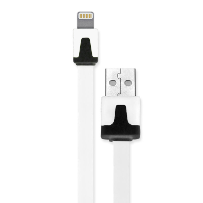 Platte Lightning kabel 1 meter