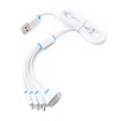 4 in 1 USB kabel 1 meter