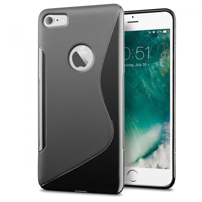 iPhone 7 S-line TPU case zwart