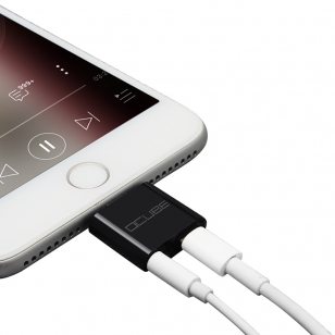 Lightning naar aux en Lightning adapter