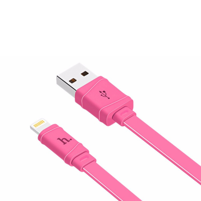 Hoco Bamboo platte Lightning kabel 1 meter