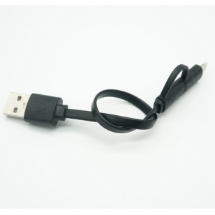 2 in 1 kabel - micro USB en Lightning - 15 centimeter