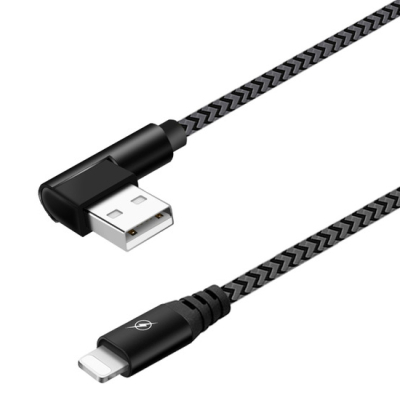 Lightning naar haakse USB kabel 1 meter