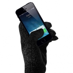 Touchscreen handschoenen zwart