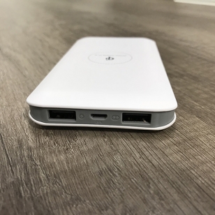 PowerBank 10.000 mAh - QI en duo USB