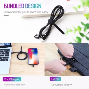 Kuulaa 180º Lightning naar USB kabel 1 meter