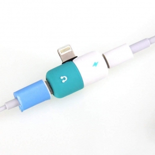 2 in 1 iPhone adapter: audio en opladen