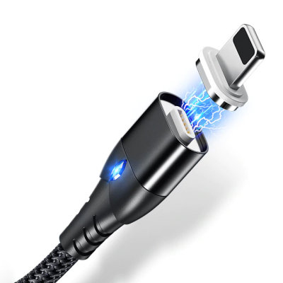 Getihu Lightning kabel 1 meter met magnetische aansluiting