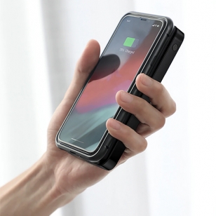 Baseus PowerBank 10.000 mAh - QI en duo USB wit