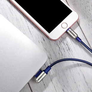 Hoco Lightning naar haakse omkeerbare USB kabel 1,2 meter