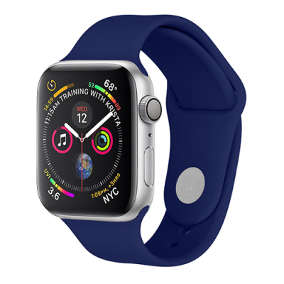 Sport bandje voor Apple Watch 38/40/41/42mm donkerblauw