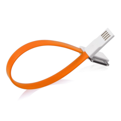 Platte 30-pins kabel 20 cm oranje